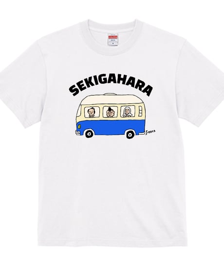 ゆる武将バスTシャツ（ホワイト）