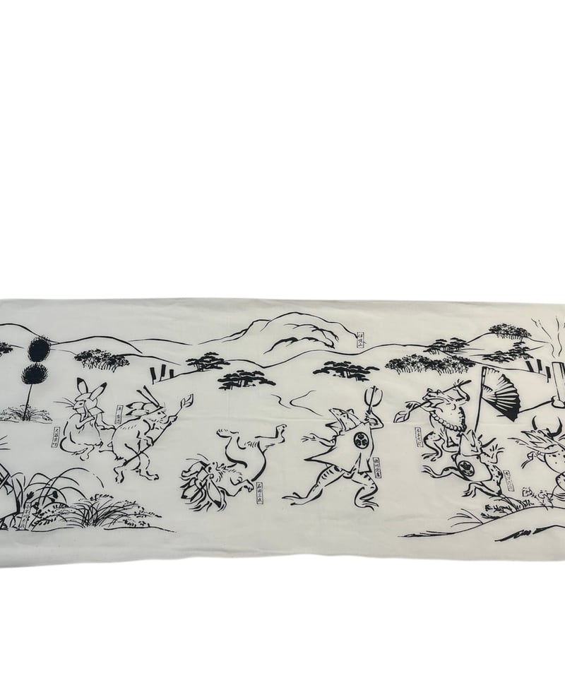 手拭い【鳥獣戯画 関ケ原合戦デザイン】 | 関ケ原戦国市場