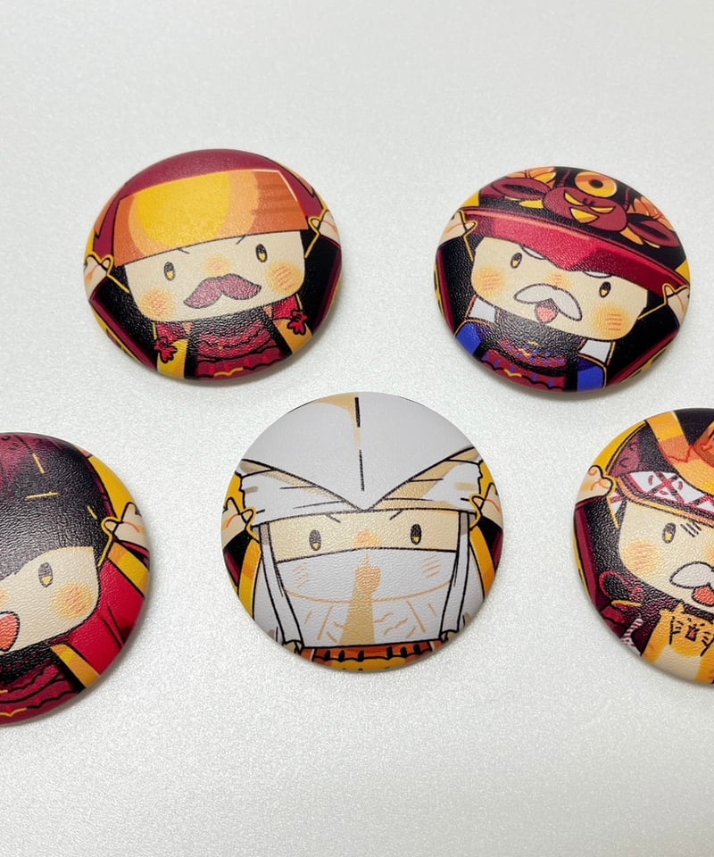 ジバニャン  缶バッチ 原神 にゃんにゃん速達シリーズ 缶バッチ 綺良良 郵便局 5個