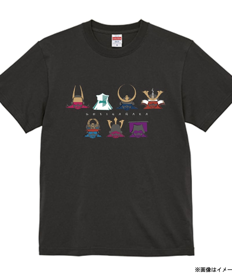 SEKIGAHARA 七彩Tシャツ(ブラック) | 関ケ原戦国市場
