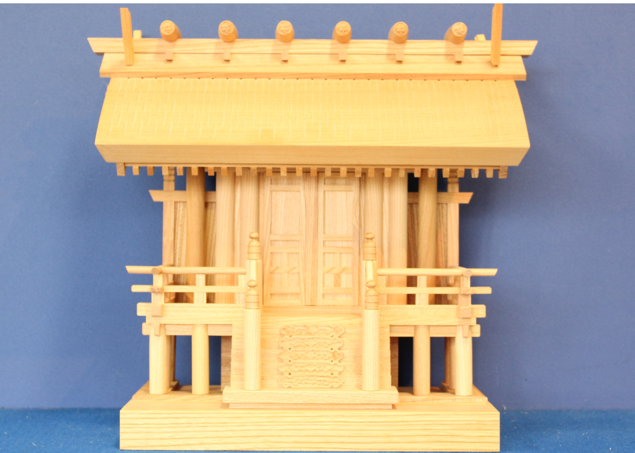 1尺1寸神輿 部品 胴 彫刻一式 欅製 欅 彫屋根一社 唐戸 | 長田神具店