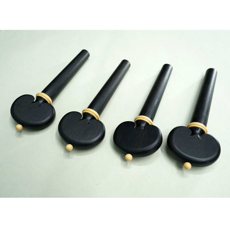 【GERALD CROWSON】ヴァイオリン用テールピース、ペグ（おまけ） CELLO PEG SET】GERALD CROWSON - ENGLISH MODEL（E