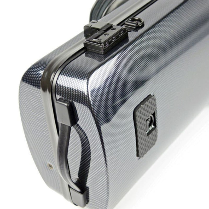 VIOLIN CASE】HIGHTECH OBLONG WITH POCKET（BLACK
