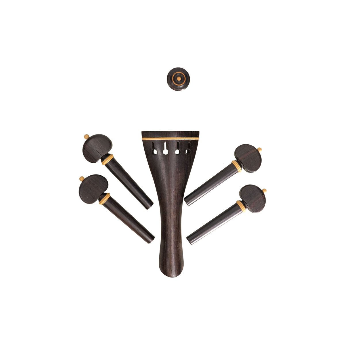 【GERALD CROWSON】ヴァイオリン用テールピース、ペグ（おまけ） VIOLIN TRIMMING SET】GERALD CROWSON - FRENCH MO