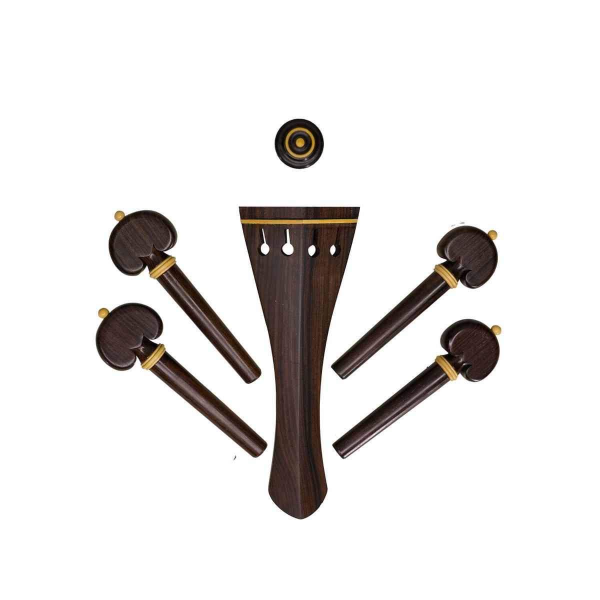 Crowsonクローソン最高級本柘植テールピース 実際にストラディバリウスで使用 VIOLIN TRIMMING SET】GERALD CROWSON - ENGLISH M