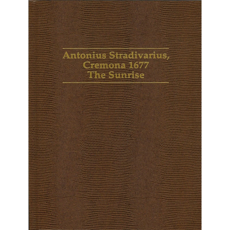 BOOK】A.STRADIVARI 1677, EX - SUNRISE | MATSUO