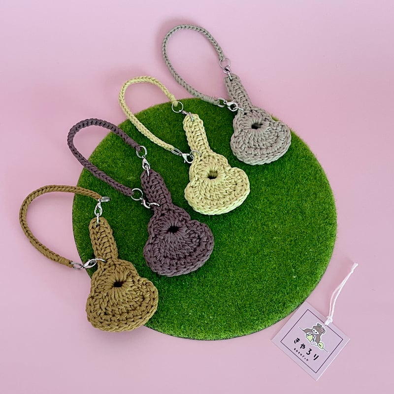 guitar pick case】ニットのギターピックケースキーホルダー