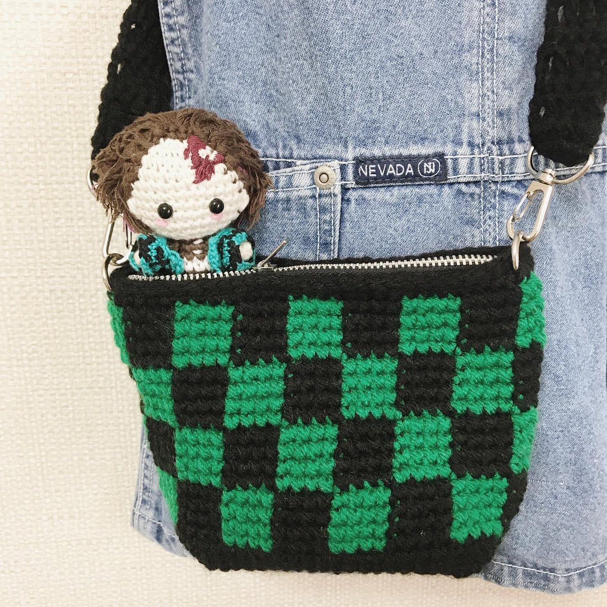 わページ　ハンドメイド　市松模様　ポーチ 市松模様のポーチは、これからキルトです | 手作りパッチワーク