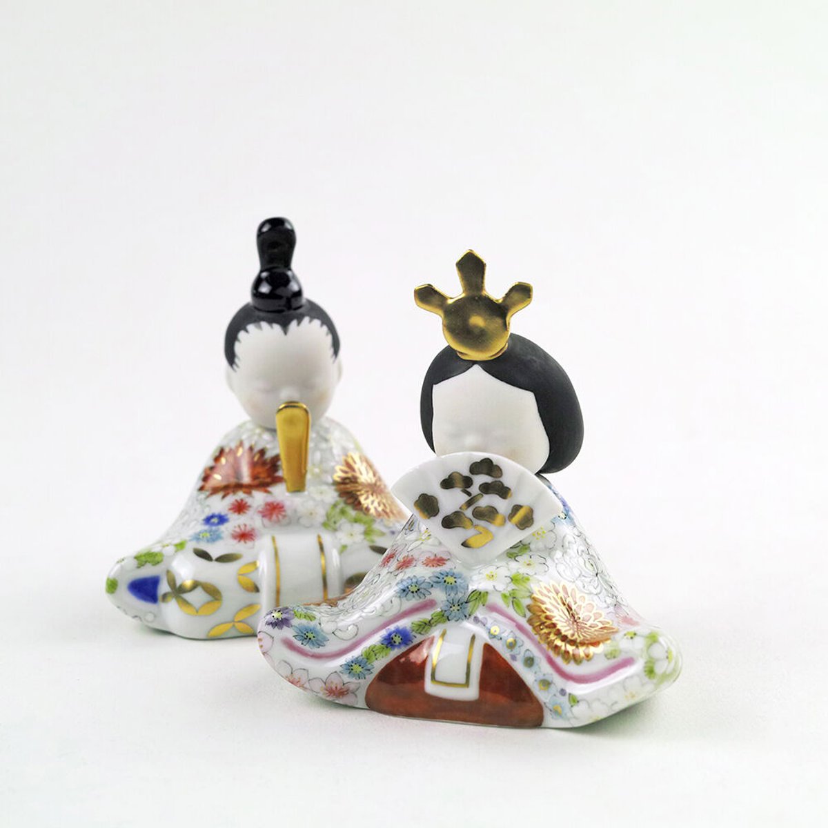 上出長右衛門窯 (九谷焼) 雛人形 上出長右衛門窯 (九谷焼) 雛人形