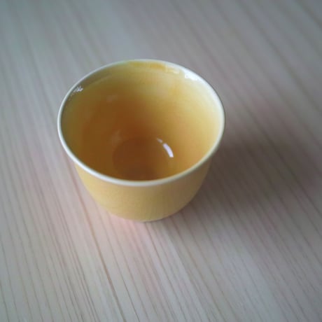 【078】茶杯（黄）／九谷瓷器