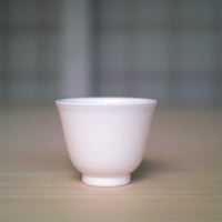 【078】茶杯（白）／九谷瓷器