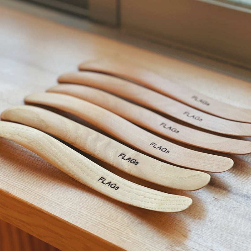 木のバターナイフ【ロゴ入り】 | フラッグス｜府中市の就労継続支援B型