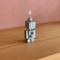 【1点もの】端材ロボ 〜silver〜