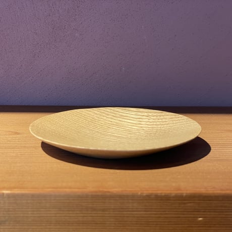 木のお皿「まんげつ」【S/N:03】