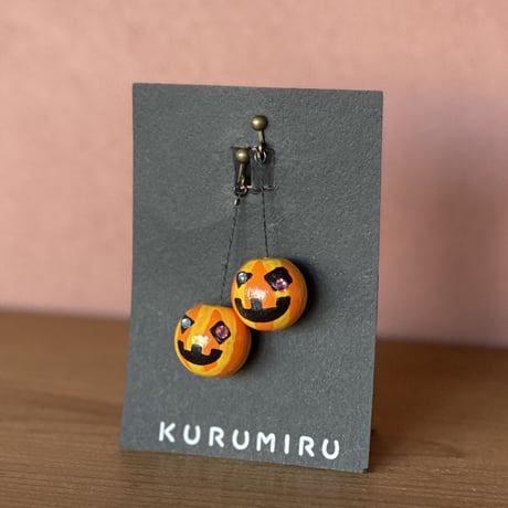 かぼちゃイヤリング【ハロウィン限定】