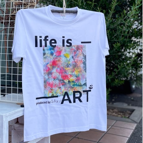 GAKU Tシャツ「life is ART」