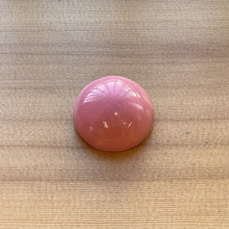 【1点もの】マカロンブローチ「桃色」