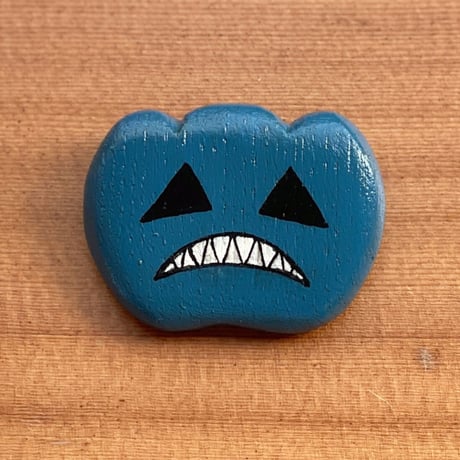 かぼちゃブローチ（青）【ハロウィン限定】