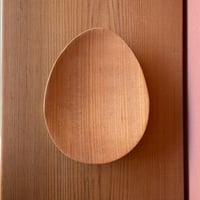 【１点もの】天然木のお皿「しずくVARIE」（厚型）S/N:01
