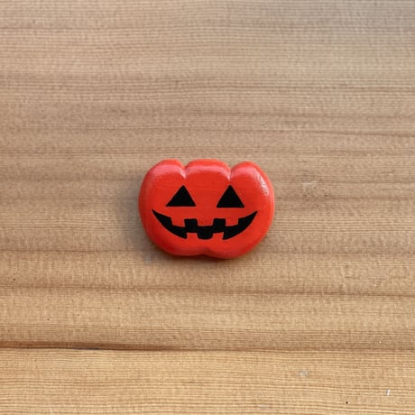 かぼちゃブローチ（オレンジ）【ハロウィン限定】