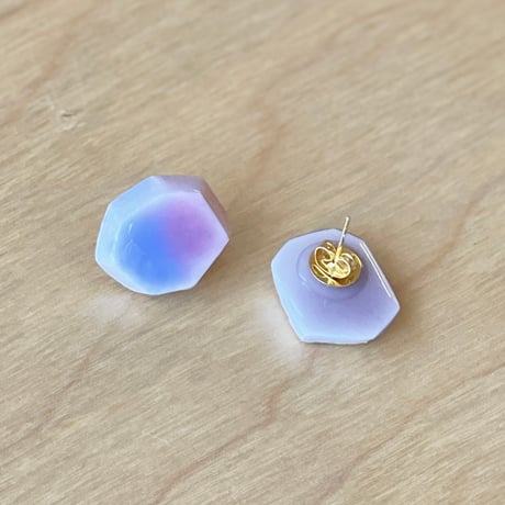 【1点もの】リトスピアス「紫陽花」