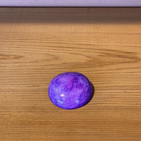 【1点もの】マカロンブローチ「本紫」