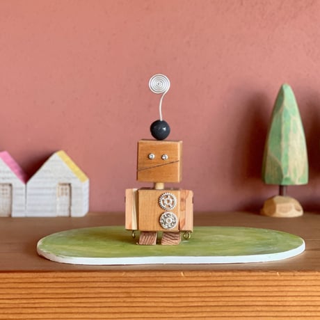 【１点もの】端材ロボ（S/N:03）