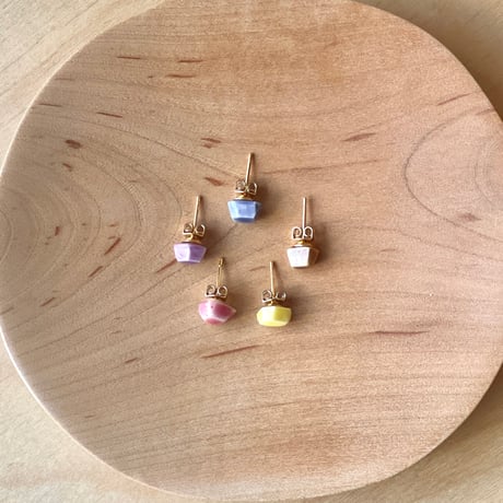 【１点もの】こつぶピアス S/N:03