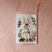 メッセージカード「春告げ猫」