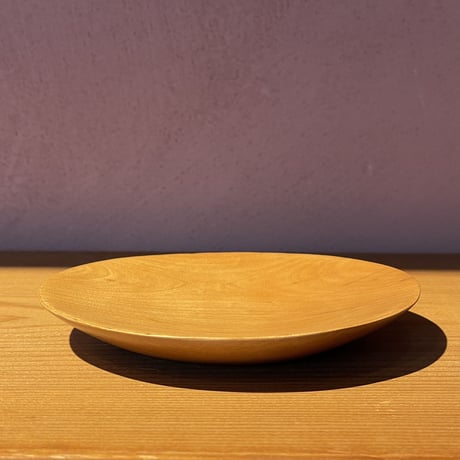 木のお皿「まんげつ」【S/N:04】