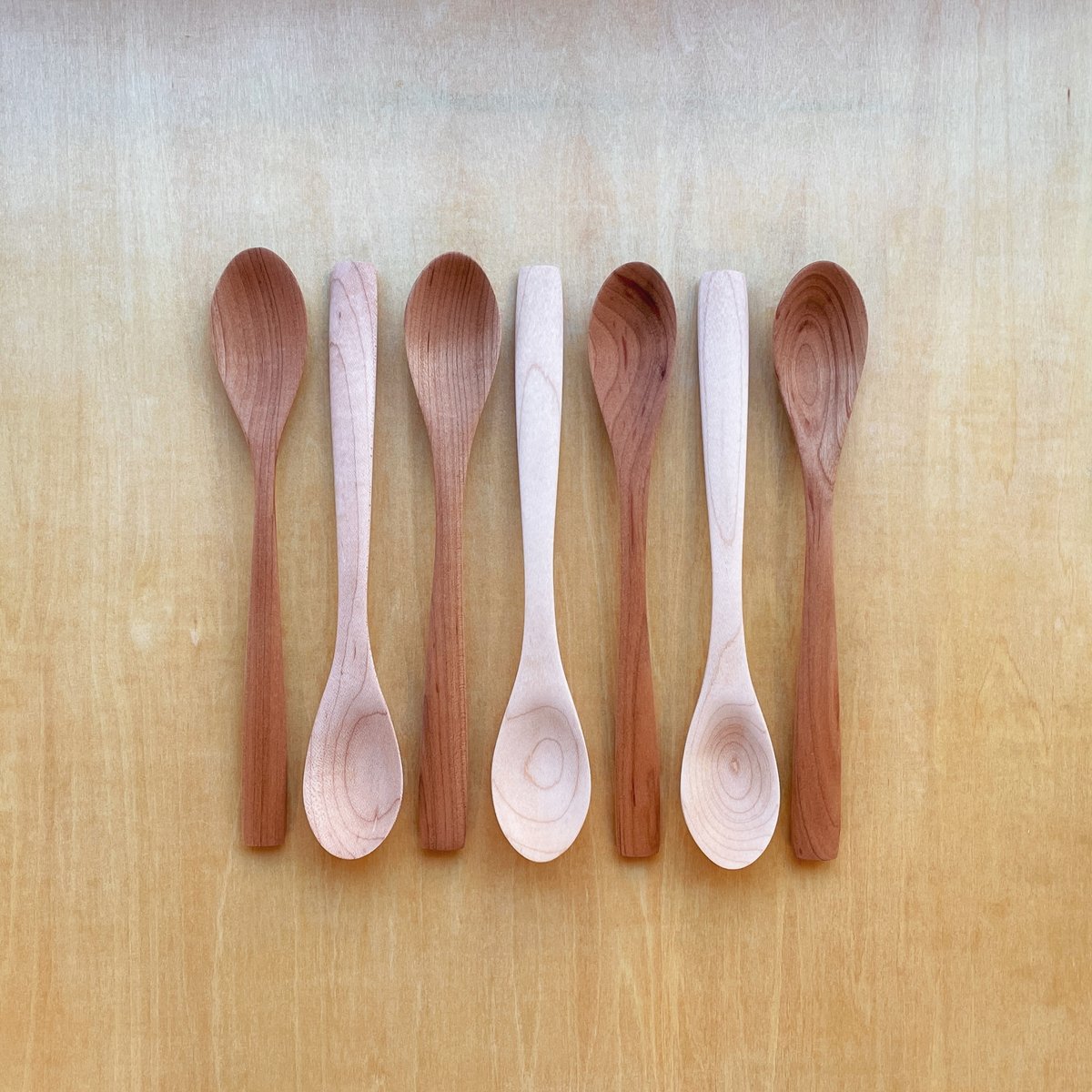 木製スプーン仕上げ　20本 木のスプーンでワークショップ 20 | palemta asahikawa