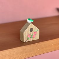【1点もの】小鳥のお家「桜・緑」