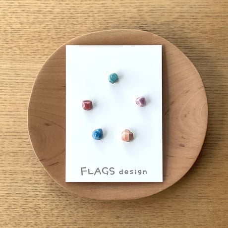 【１点もの】こつぶピアス S/N:02
