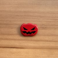 かぼちゃブローチ（赤）【ハロウィン限定】