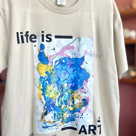 GAKU Tシャツ「life is ART 2026」