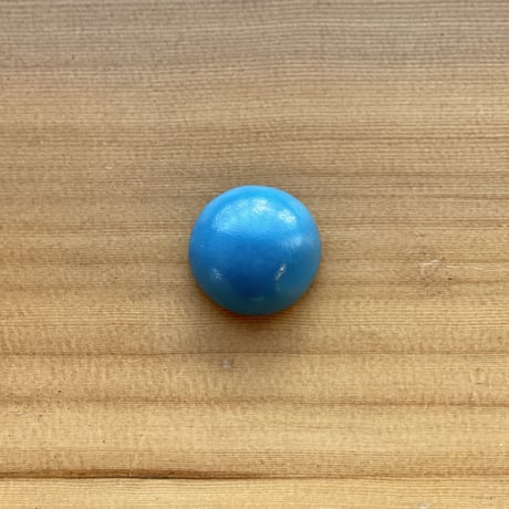 【１点もの】マカロンブローチ「縹-はなだ-」