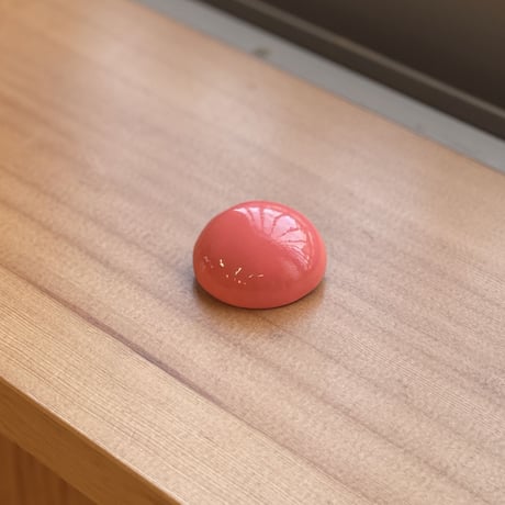 【１点もの】マカロンブローチ「秋桜-コスモス- 」