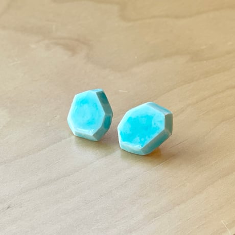 【１点もの】リトスピアス　「空色」