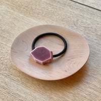 【１点もの】フラグヘアゴム「蒲葡」