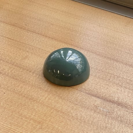 【1点もの】マカロンブローチ「Country Green」