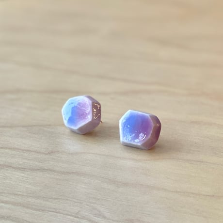 【1点もの】リトスピアス「紫陽花」