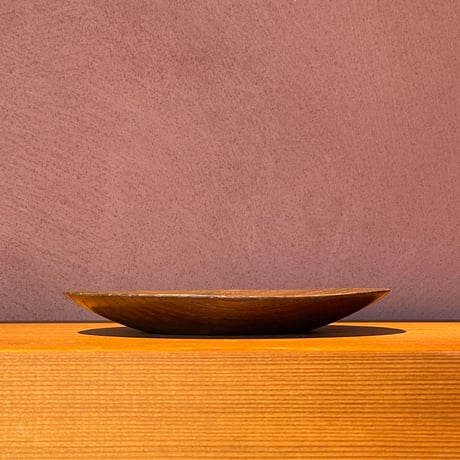 木のお皿「まんげつ」【S/N:05】