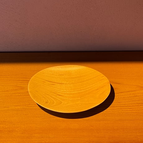 木のお皿「まんげつ」【S/N:06】