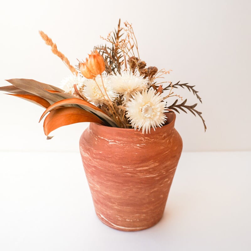 手桶型の花器 Flower vase / Terracotta marble | BOOKMARK