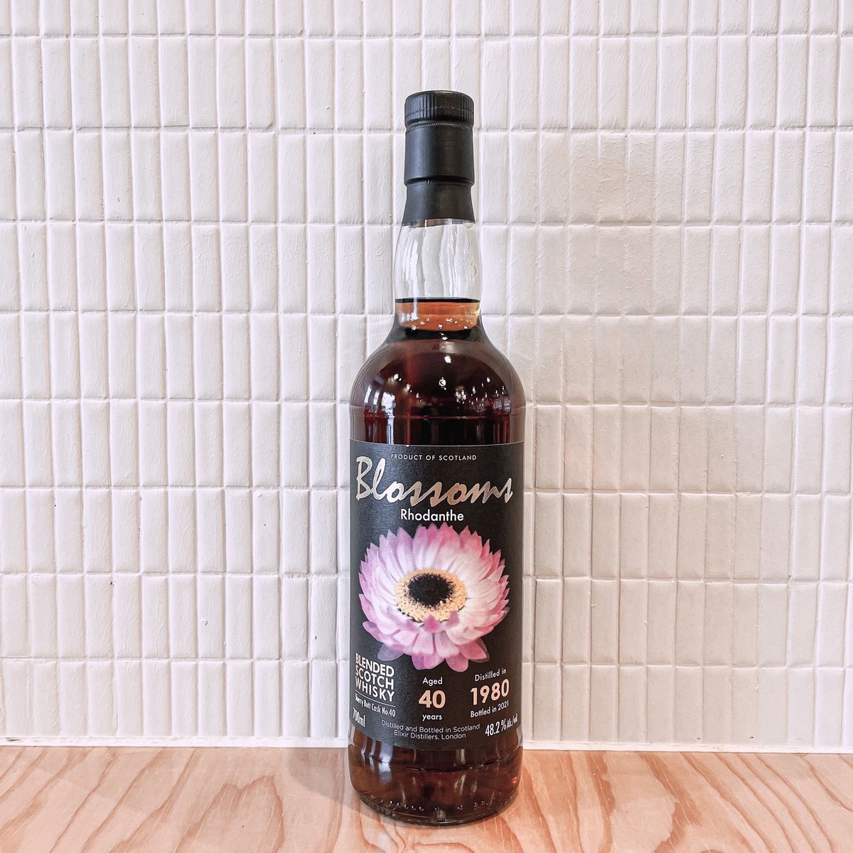 Blossoms Rhodanthe 700ml 1980年 Blossoms BLENDED SCOTCH 1980 40年(ブロッサムズ ) Rhodanthe