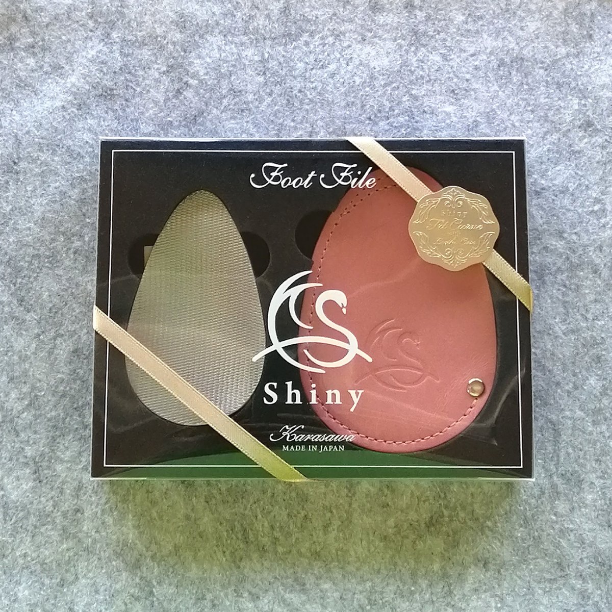 ☆ショップ限定カラー☆ 踵ヤスリ shiny シャイニー （高級レザー