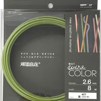 日本化線 (カラーワイヤー) 頑固自在 鶯 (ウグイス) [ なまし鉄線塩化ビニル ] [線径] 2.6mm x [長さ] 8M