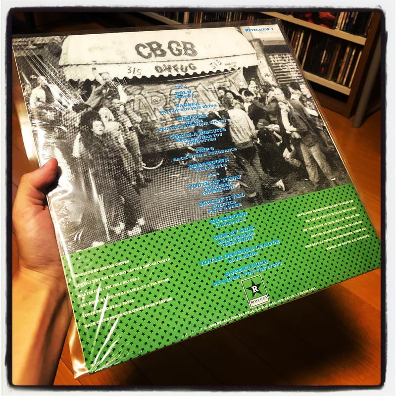 NYHC The Way It Is 1st プレス ブックレット V.A. 『NEW YORK CITY HARDCORE -THE WAY IT IS-』(L