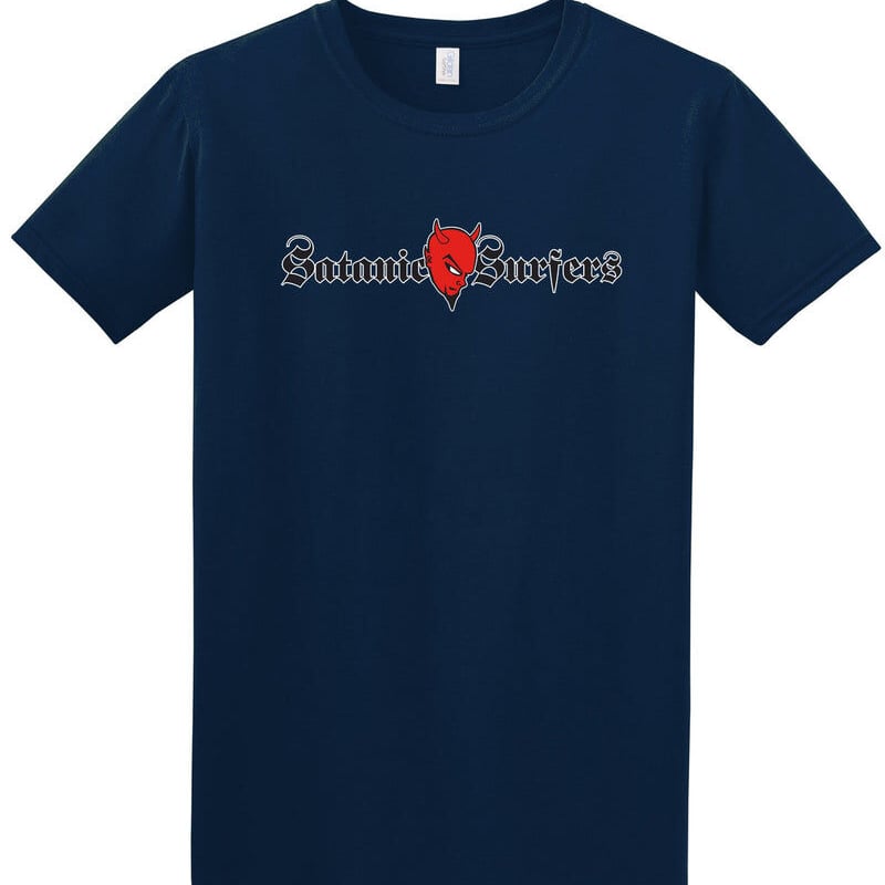 Satanic Surfers 『1995 T-shirt』 (navy) | TIME F