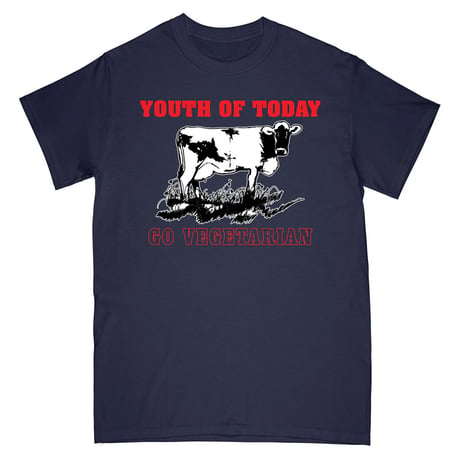 YOUTH OF TODAY 『VEGETARIAN (NAVY)』(T-SHIRT)